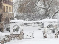 Hôtel Babot sous la neige